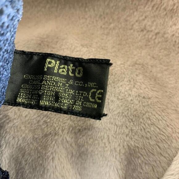 NWT Russ Zonies Plato Earth Zone Brontosaurus Blue Dinosaur Plush Stuffed Toy - Picture 9 of 14